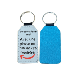 Porte-clés Paillette bleu