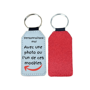 Porte-clés Paillette rouge