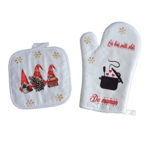 Gant et Manique "Gnome Noël"