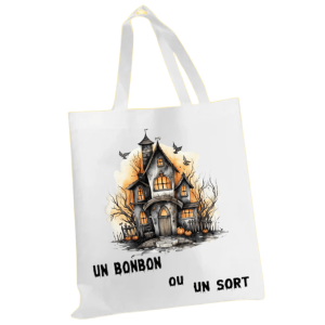 Tote Bag Halloween "Maison Hantée"