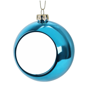 Boule de noël Bleu