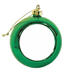 Boule de noël verte