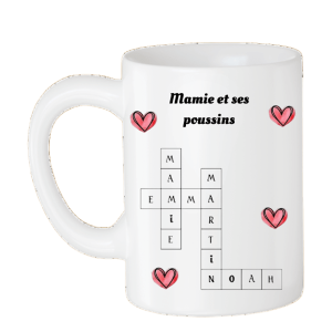 Mug "Mamie et ses poussins"