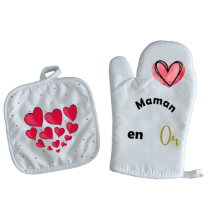 Gant et Manique "Maman en Or"