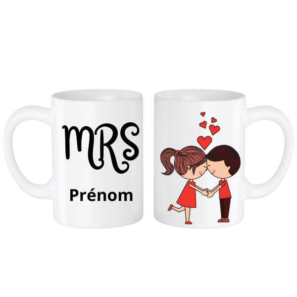 Mugs Saint valentin "Mr et MRS" – Image 2