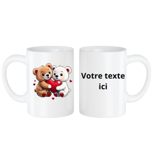 Mug Saint valentin "Oursons"