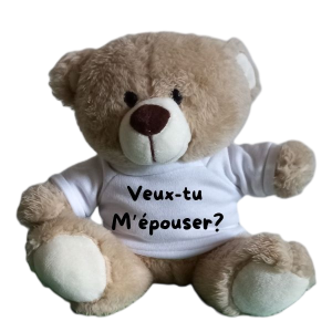 Ourson "Demande en mariage"